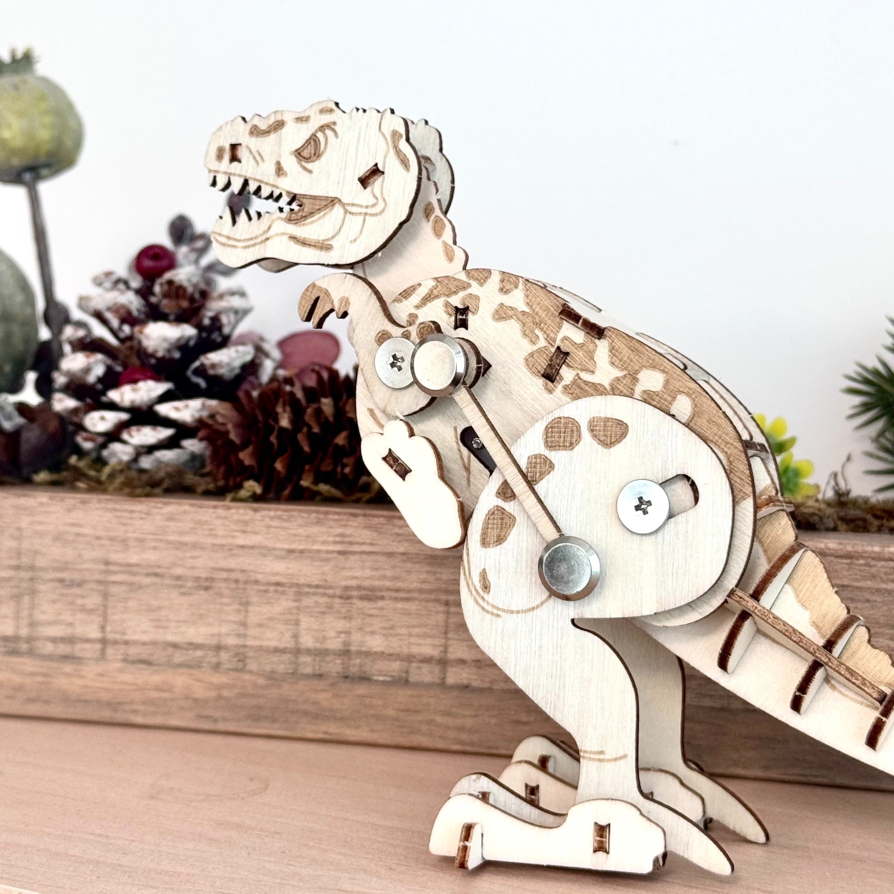 3D Walking Tyrannosaurus Rex Puzzle - 1 Piece Suitable for Adult Toys and Gifts - No Glue Required with Instructions for Desktop Ornaments 3D Walking Tyrannosaurus Rex Puzzle - 1 Piece Suitable for Adult Toys and Gifts - No Glue Required with Instructions for Desktop Ornaments
